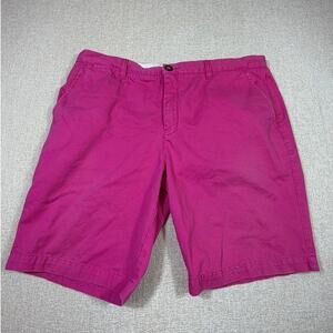 Boden Mens 40 Pink Walking Shorts Casual Flat Front Summer Wear Cotton Menswear